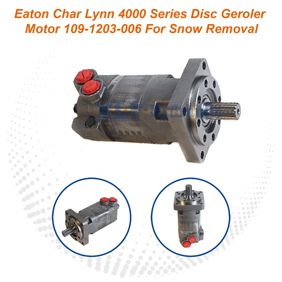 Гідравлічний двигун Eaton Char Lynn 4000 Series 109-1203-006 Disc Geroler - високий крутний момент для прибирання снігу